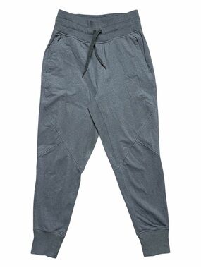 Lululemon Metro Miles Jogger Sweatpants Gray Size 4 Drawstring Pockets Athletic